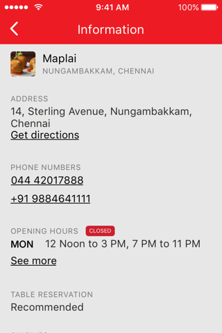 Maplai-Savour South India screenshot 3