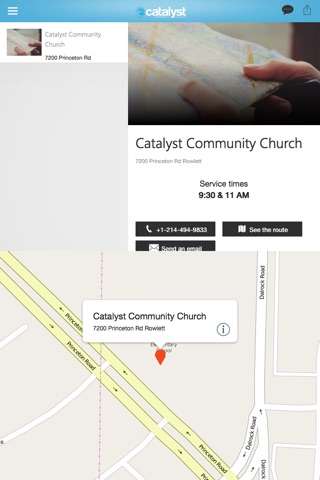 Catalyst Community Church screenshot 2