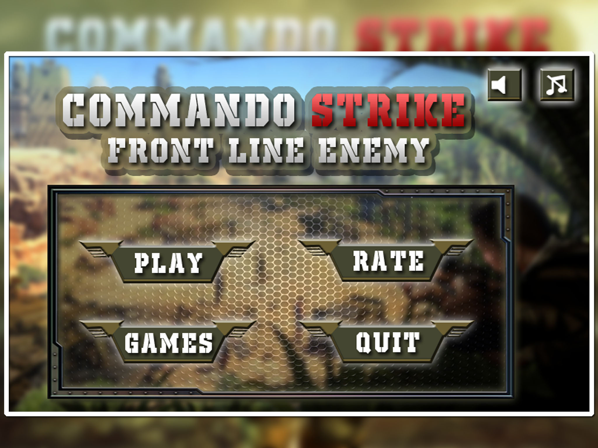 Commando Strike Frontline Enemy screenshot 7