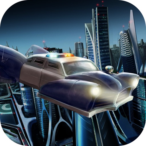 Flying Police Car Simulator 2016 Icon