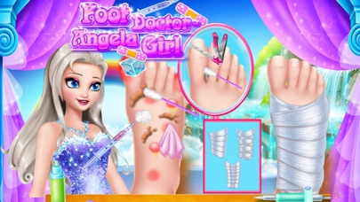 Screenshot #2 pour Pied Docteur - Angela Princesse -Fille Nail
