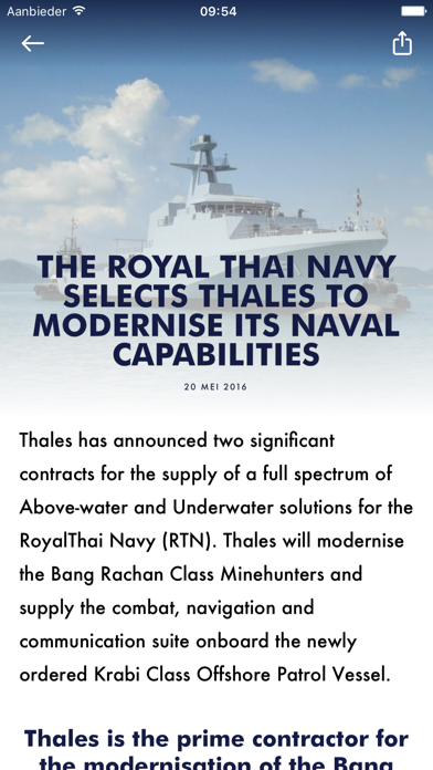 Thales Connect Screenshot