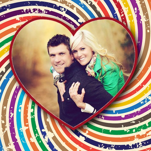 I Love You Photo Frame - Photo frame editor