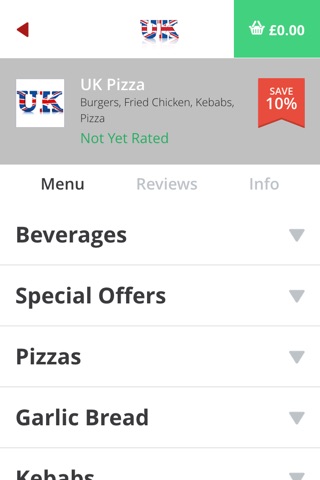 UK Pizza NE6 screenshot 3