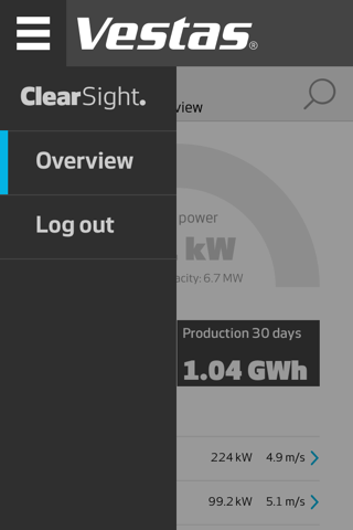 Vestas ClearSight (pilot) screenshot 2