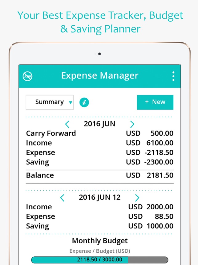 money expense manager spending saving planner on the app store