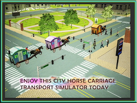 Screenshot #5 pour Calèche 2016 Transport Simulator - Real City Charrette Driving Adventure