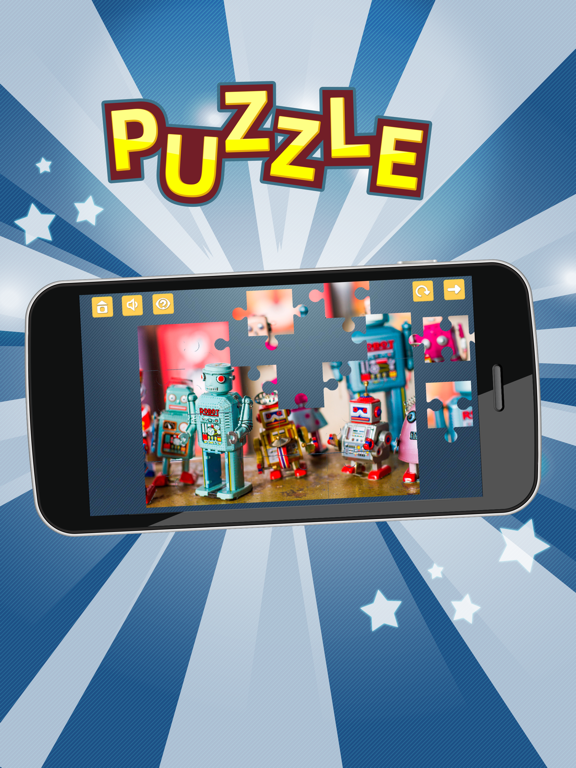 Robots New Jigsaw Puzzles 2017 iPad screenshot