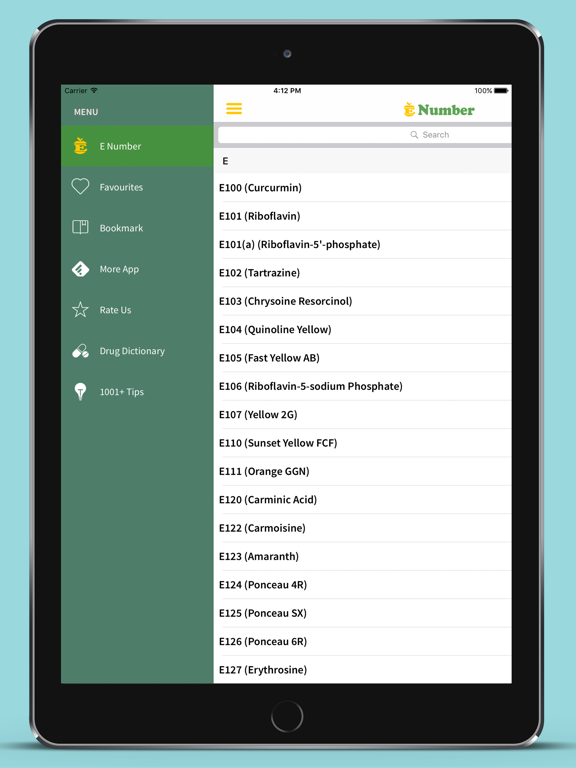 Screenshot #4 pour E Numbers - Food Additives and Ingredients Association