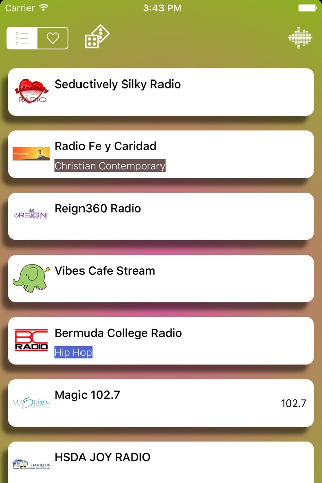 Bermuda Radio - VIBE 103 screenshot 2
