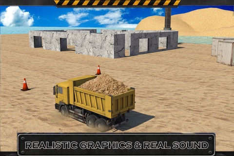 Transport Truck: Construction Sand screenshot 4