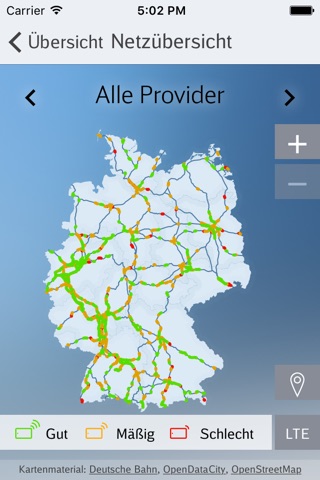 DB Netzradar screenshot 2