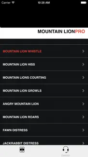 real mountain lion calls - mountain lion sounds for iphone iphone screenshot 1