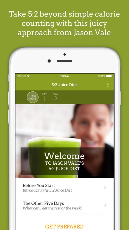 Jason Vale’s 5:2 Juice Diet