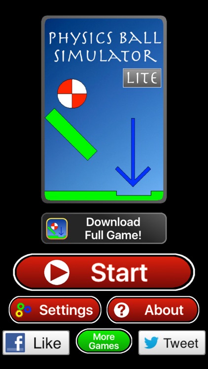 Physics Ball Simulator Lite - A game to train your logical thinking