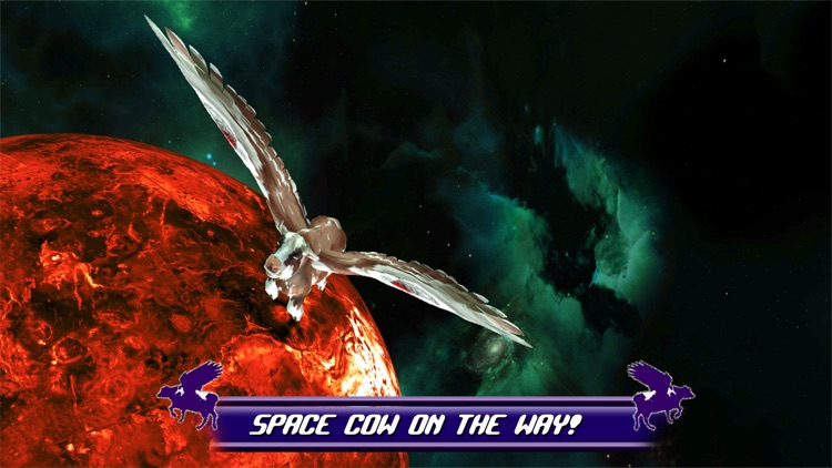 Flying Cow Rescue Galaxy Game : The Super Cow Flying Simulator Game of 2016