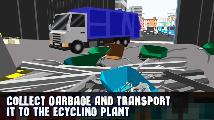 Pixel City Garbage Truck Driver 3D Full