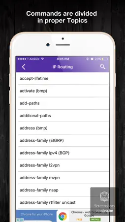 Command Reference screenshot 2