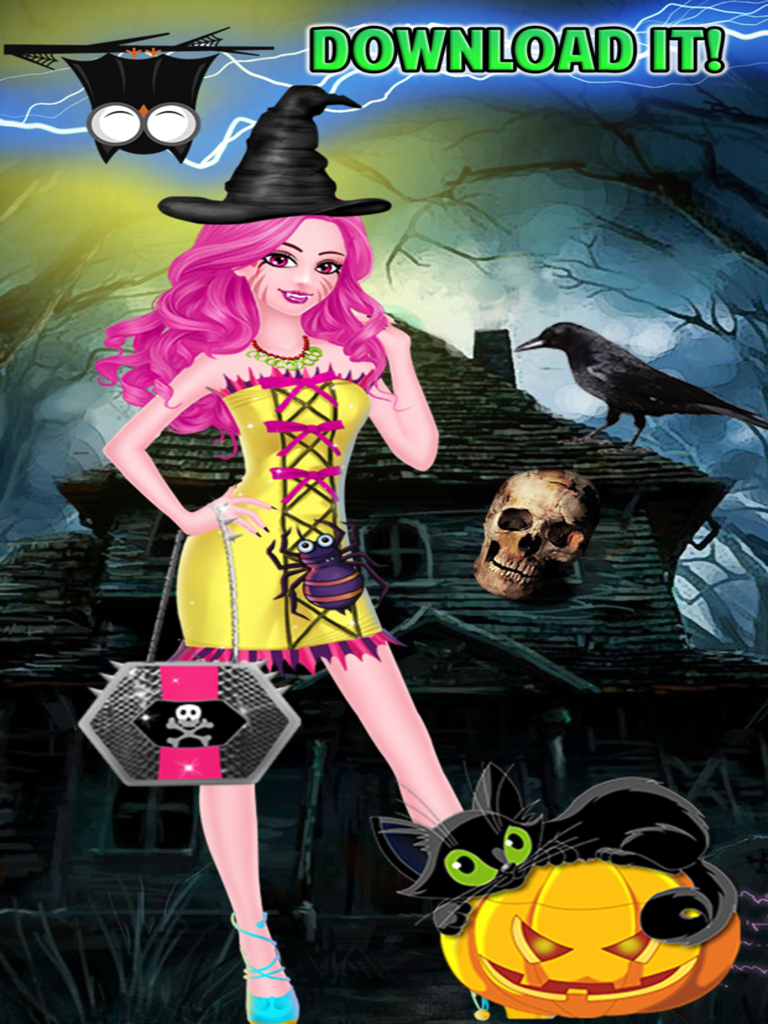 Monster Girl Dress up Party Makeover Salon Makeup
