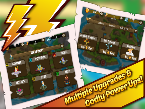 Olympus Defense TD. Fury Rome Gods Rising In Divine Dawn Strategy iPad screenshot 3 - Games app