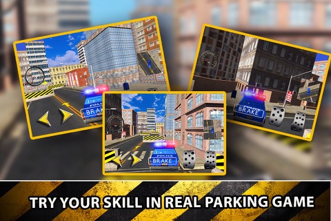 NYPD Police Car Parking 2k16 - Multi Level 2 Real Life Driving Test Career Simulator screenshot 4