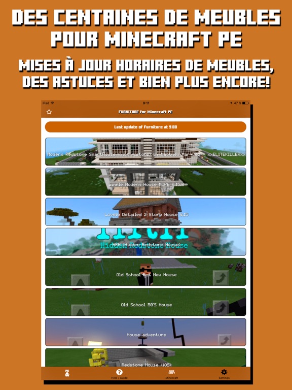 Screenshot #4 pour FURNITURE for Minecraft PE - Furniture for Pocket Edition