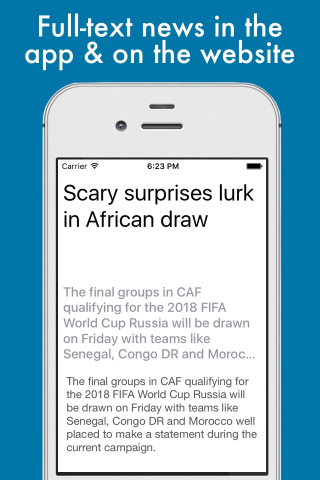 iPhone screenshot