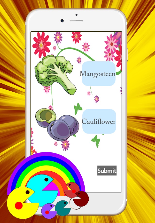 Learning Fruits Flashcards Matching Games Toddler screenshot 4