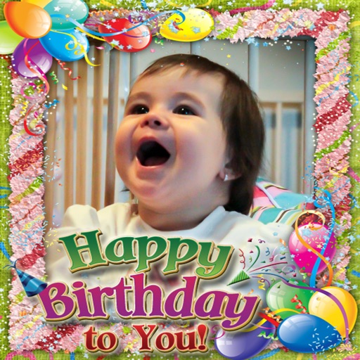 Birthday Photo Frame Maker icon