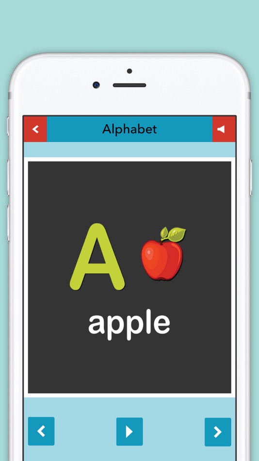 #2. Alphabet Learn for Kids - Learn ABC. Alphabet Spelling and Phonics. (iOS) Von: Sandeep Bhandari