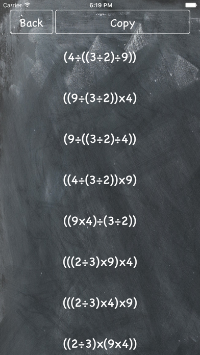 Screenshot #3 pour 24=? - 24 Game solver