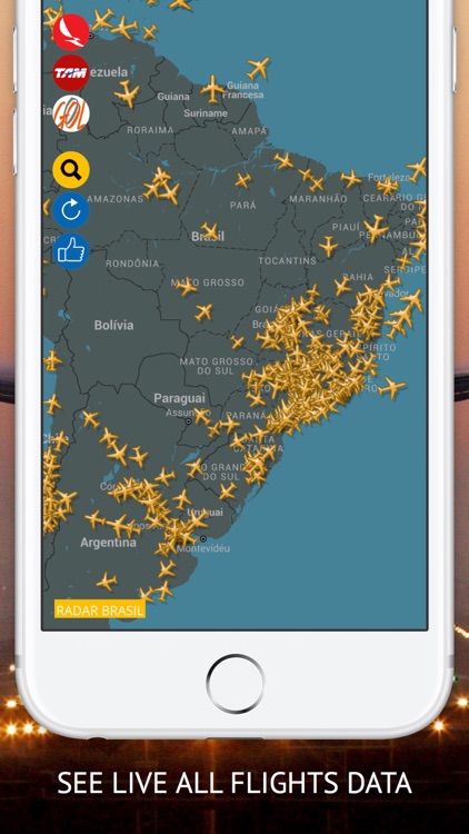 Air BR : Live flight Status & Radar for Avianca Brasil, TAM Linhas and GOL Airlines