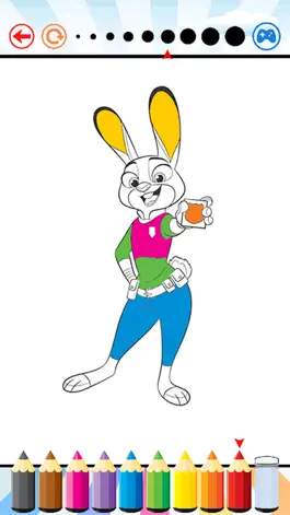 Game screenshot Coloring Book For Kid Education Game - Nick and Judy Edition Drawing And Painting Free Game HD apk