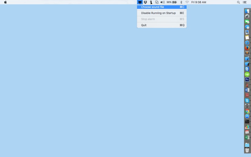 Screenshot #1 pour Laptop Security Alarm