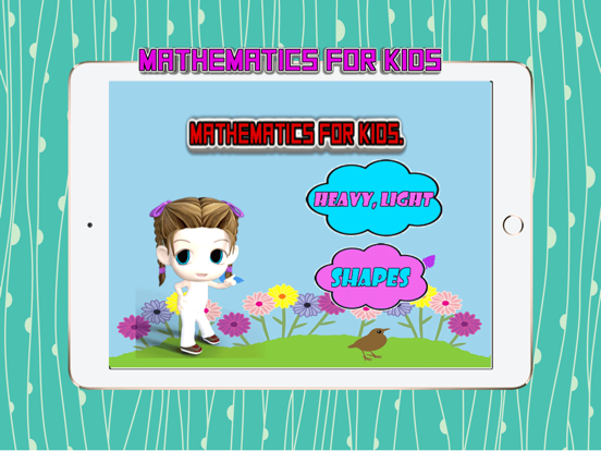Preschool Mathematics  : Learn Heavy - Light and Shapes early education games for preschool curriculum iPad screenshot