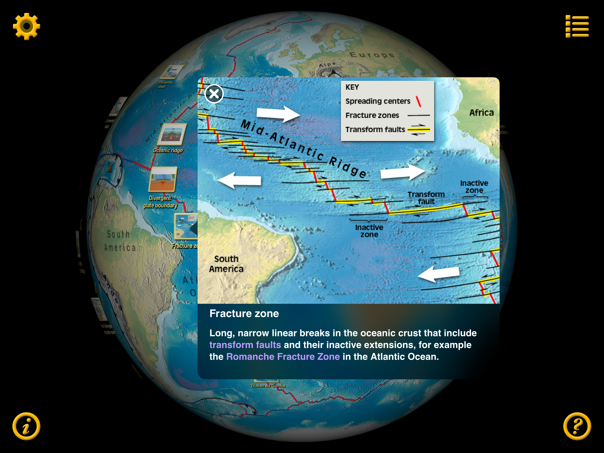 Plate Tectonics Visual Glossary and Atlas screenshot 9