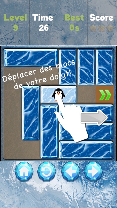 Screenshot #1 pour Débloquez la glace! - puzzle coulissant