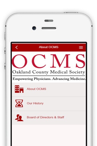 Oakland County Medical Society screenshot 2