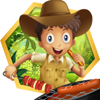 Camping Adventure and BBQ - Outdoor cooking party and fun game