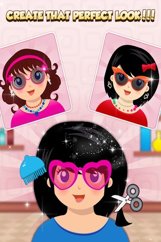 my baby care hair spa saloon game - makeover,dressup & look like sister! screenshot 2