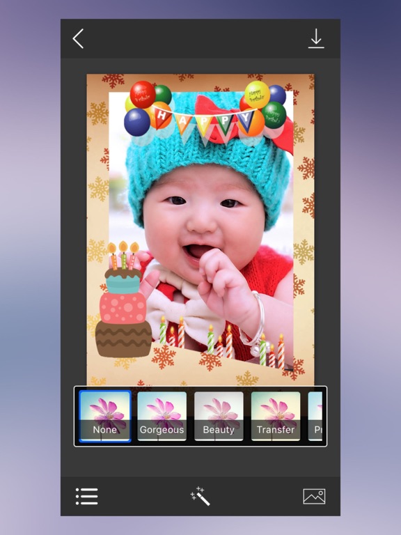 Screenshot #6 pour Birthday Photo Frame - Photo frame editor
