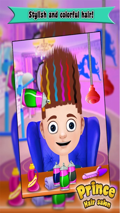 Prince Hair Salon: Hair salon games for girlsのおすすめ画像1