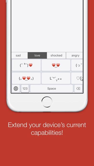 Screenshot #2 pour SmileyKey Lite - Smiley and Emoticon Keyboard