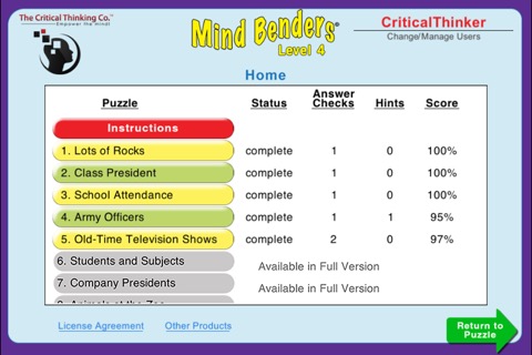 Mind Benders® Level 4 (Free)のおすすめ画像5