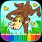 Bananas Monkey Coloring Books