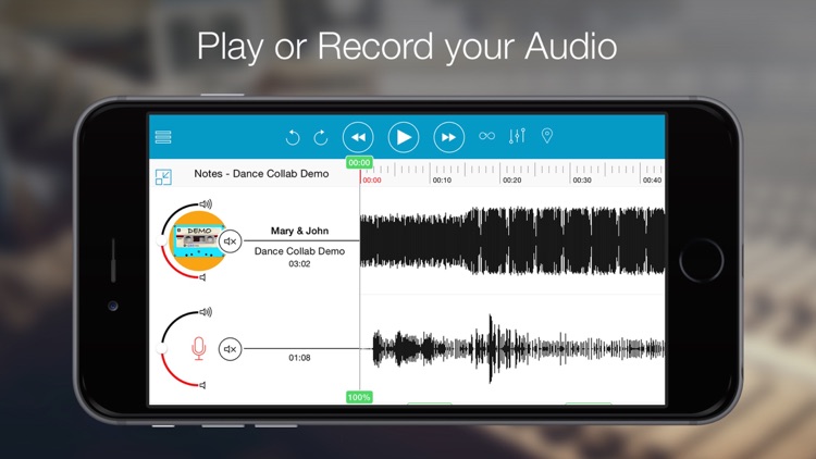 Notetracks - a collaborative platform to review, record and share your music ideas. screenshot-0
