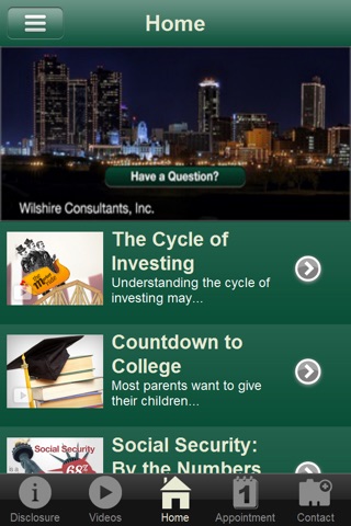 Wilshire Consultants, Inc. screenshot 2