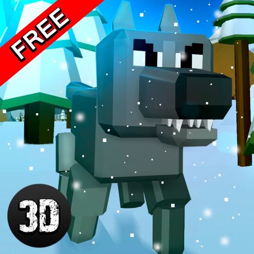 Pixel Wolf Survival Simulator iOS App