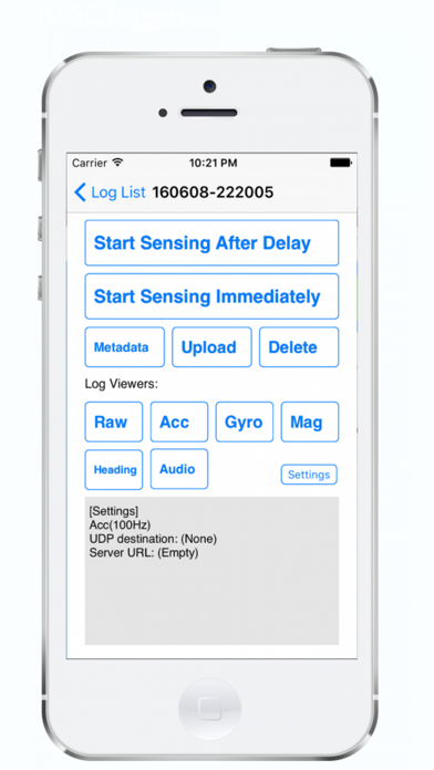 HASC Logger (sensor data logger) Screenshot 2 - AppWisp.com HASC Logger (sensor data logger) Screenshot 2 - AppWisp.com