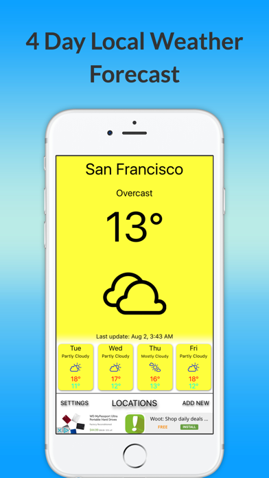 インスタント天気Forecast-4日のおすすめ画像2